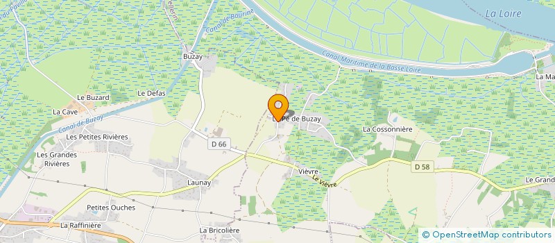 localisation de l'entreprise COTIBAT  LE PELLERIN