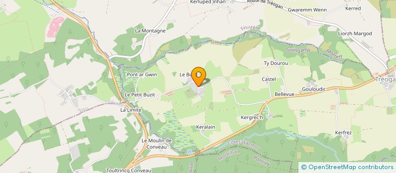 localisation de l'entreprise COTIBREIZH  TREOGAN