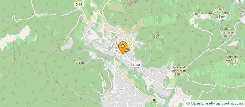 localisation de l'entreprise COTIBRICO & DECO  COTIGNAC