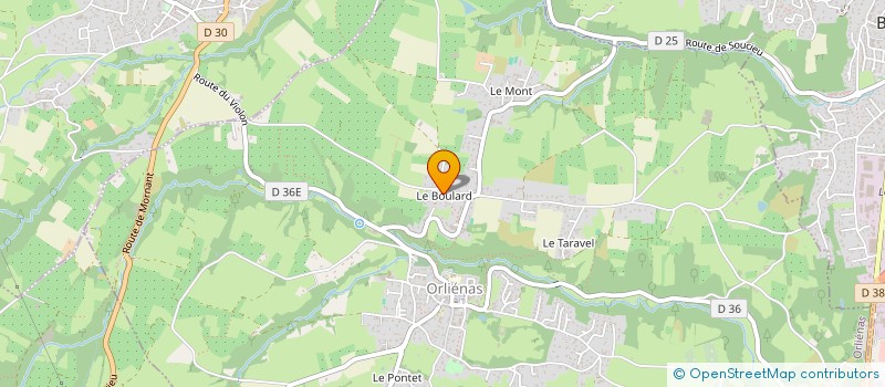 localisation de l'entreprise COTIG  ORLIENAS