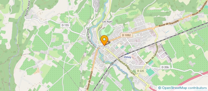 localisation de l'entreprise COTILLA& PIERRON COTE PAINS à VINAY