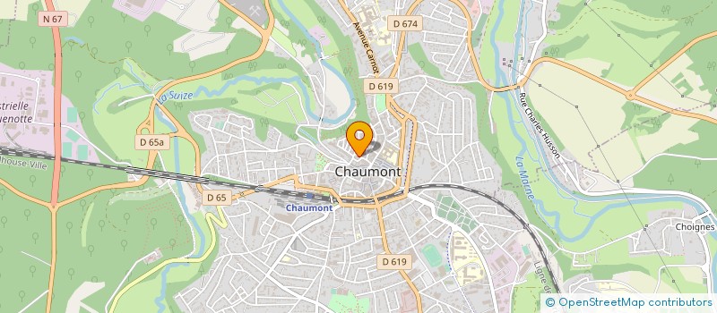 localisation de l'entreprise COTILLOT- MOUGEOT à CHAUMONT