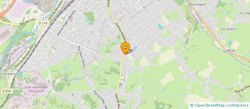 localisation de l'entreprise COTIM  SAINT-VALLIER