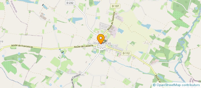 localisation de l'entreprise COTOBET à FRANCESCAS