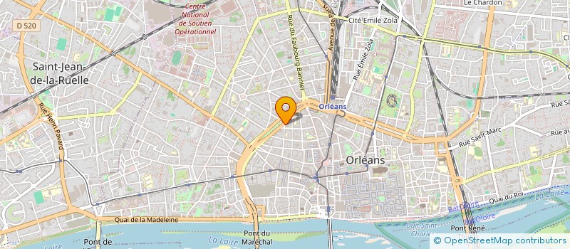 localisation de l'entreprise COTOIT à ORLEANS