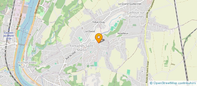 localisation de l'entreprise COTON ET BALUCHON  FONTAINES-SAINT-MARTIN