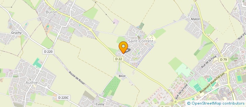 localisation de l'entreprise COTONNIERE  SAINT-CONTEST