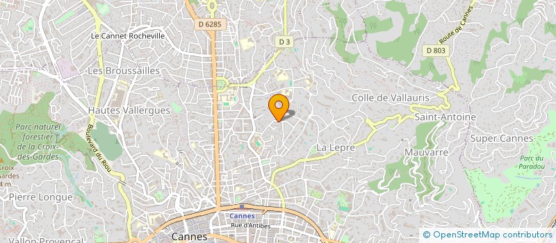 localisation de l'entreprise COTONOU à CANNES