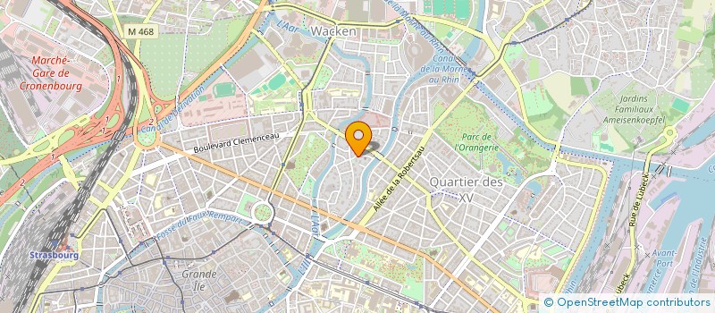 localisation de l'entreprise COTOON INVEST à STRASBOURG
