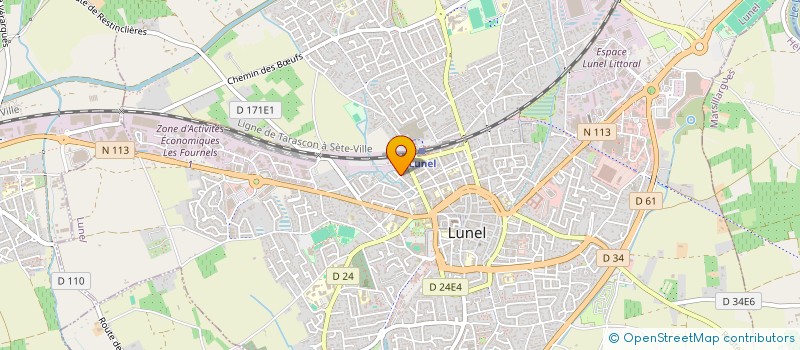localisation de l'entreprise COTOVENCO à LUNEL