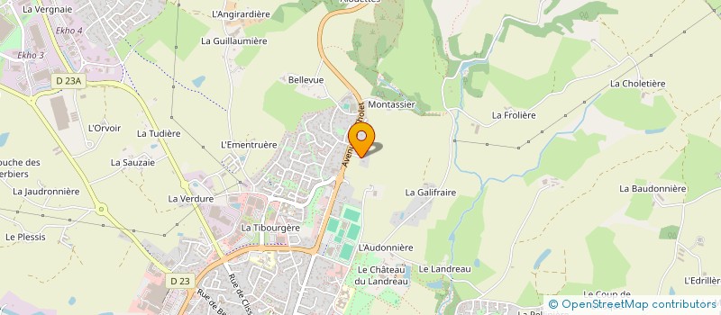 localisation de l'entreprise COTOY CONSTRUCTIONS  LES HERBIERS