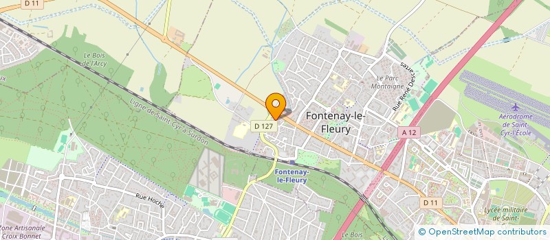 localisation de l'entreprise COTRA à FONTENAY-LE-FLEURY