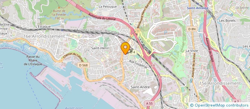localisation de l'entreprise COTRA ENGINEERING à MARSEILLE