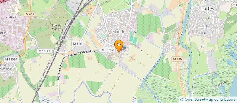 localisation de l'entreprise COTRA LANGUEDOC ROUSSILLON à LATTES