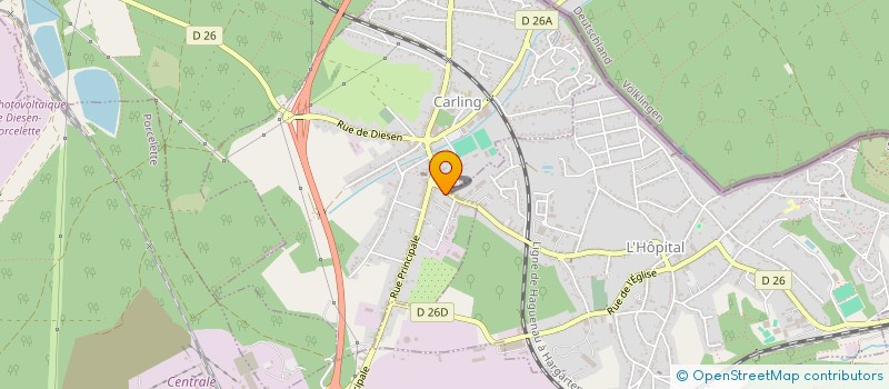 localisation de l'entreprise COTRABA  CARLING