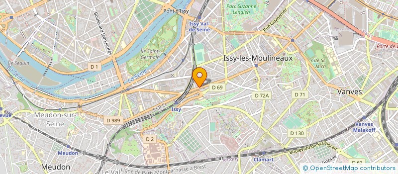 localisation de l'entreprise COTRABENNES PARIS à ISSY-LES-MOULINEAUX