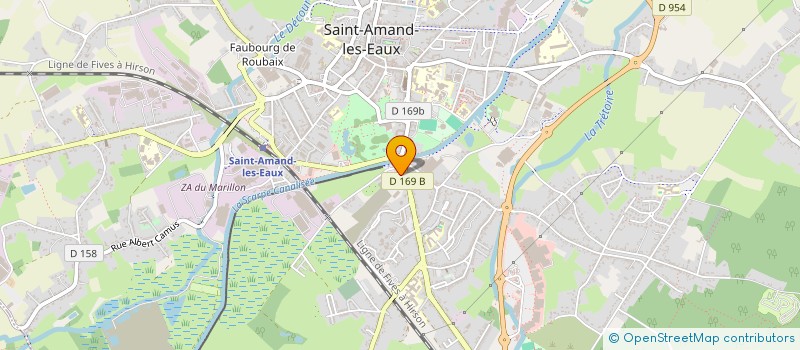 localisation de l'entreprise COTRADIS à SAINT-AMAND-LES-EAUX