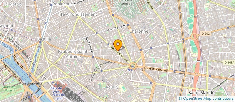 localisation de l'entreprise COTRADIS S A  PARIS