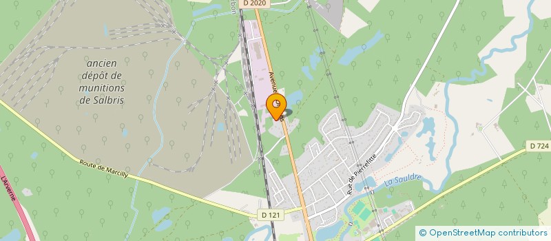 localisation de l'entreprise COTRAEX CENTRE  SALBRIS