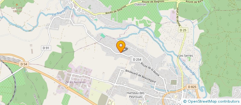 localisation de l'entreprise COTRAGEST à LE MUY