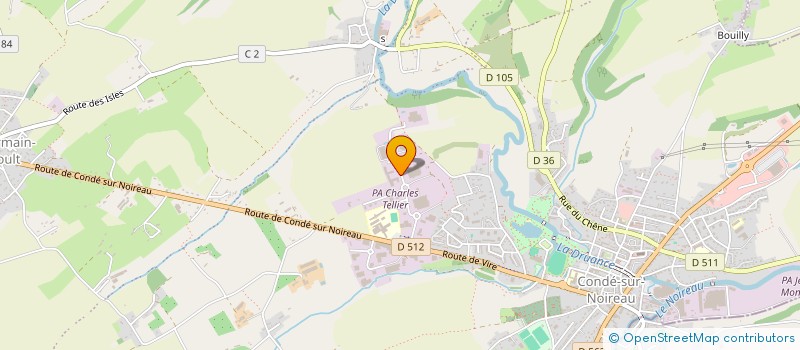 localisation de l'entreprise COTRAL LAB à CONDE-EN-NORMANDIE