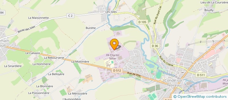 localisation de l'entreprise COTRAL TECH à CONDE-EN-NORMANDIE