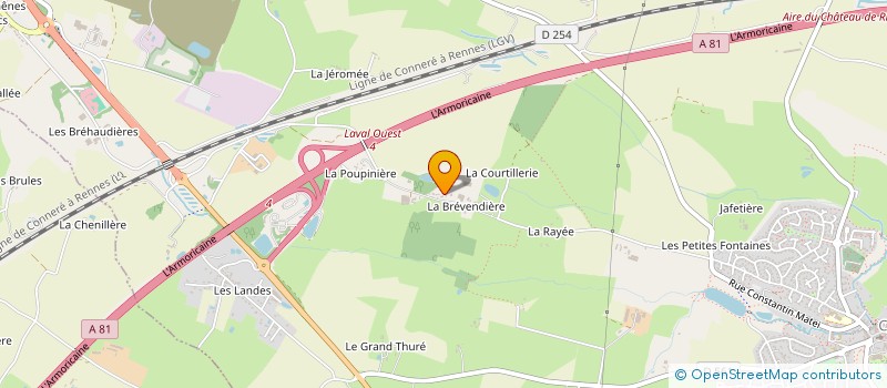 localisation de l'entreprise COTRAM  SAINT-JEAN-SUR-MAYENNE