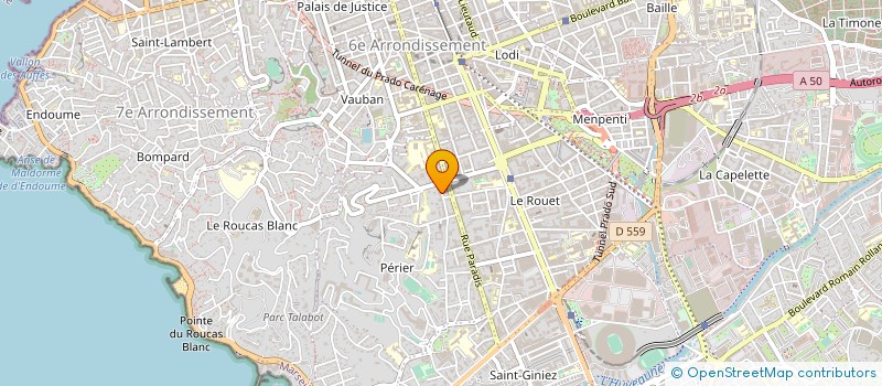 localisation de l'entreprise COTRAMARINE SERVICES à MARSEILLE