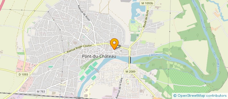 localisation de l'entreprise COTRAND  PONT-DU-CHATEAU