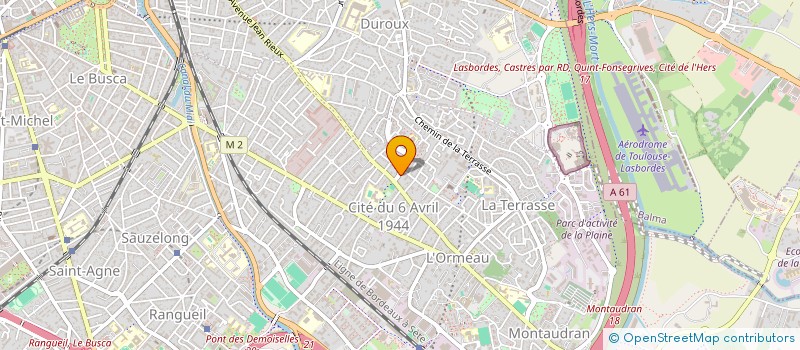 localisation de l'entreprise COTRAS à TOULOUSE