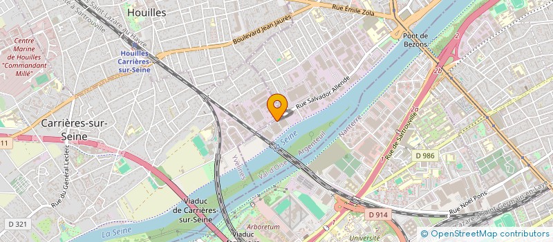 localisation de l'entreprise COTRASOL SA  BEZONS