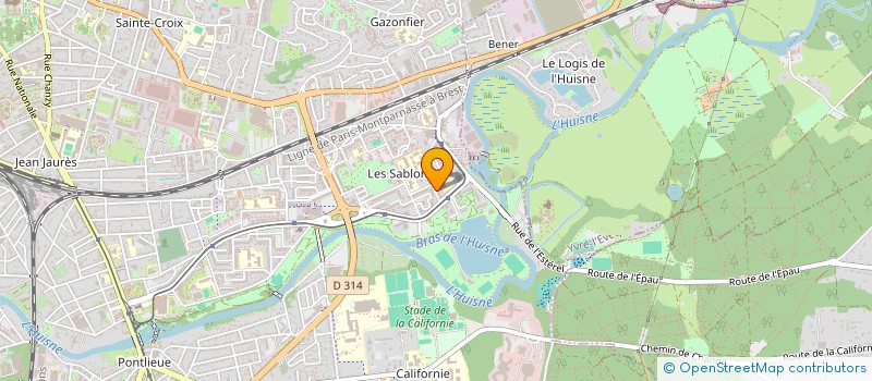 localisation de l'entreprise COTRAVAUX PAYS DE LA LOIRE  LE MANS