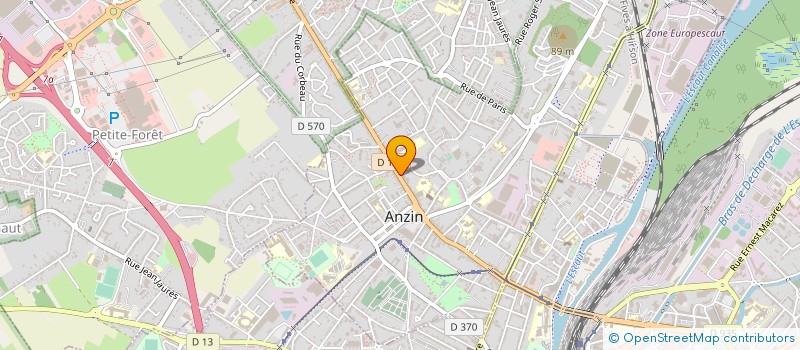 localisation de l'entreprise COTRAVIEX à ANZIN