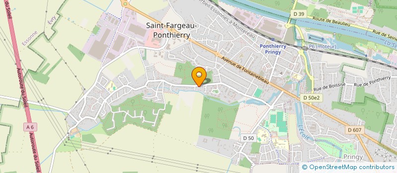 localisation de l'entreprise COTREA à SAINT-FARGEAU-PONTHIERRY