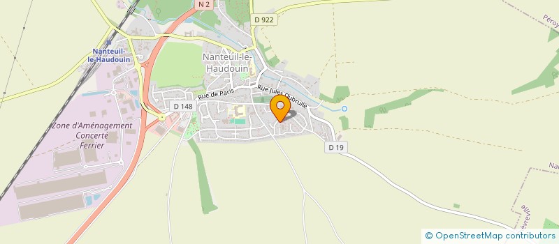 localisation de l'entreprise COTREB  NANTEUIL-LE-HAUDOUIN