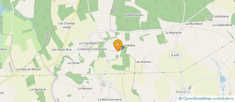 localisation de l'entreprise COTREUIL INVEST à FAY