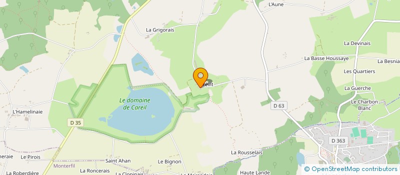 localisation de l'entreprise COTREVIT  IFFENDIC