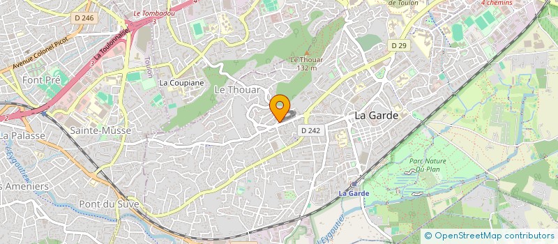 localisation de l'entreprise COTREX 83  LA GARDE