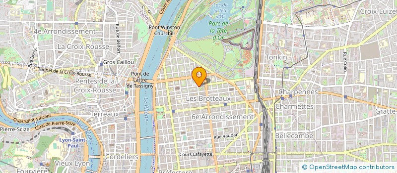 localisation de l'entreprise COTRIMO GESTION à LYON