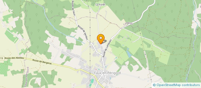 localisation de l'entreprise COTS FRERES  FAUX-EN-PERIGORD