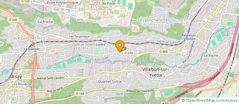 localisation de l'entreprise COTT à PALAISEAU