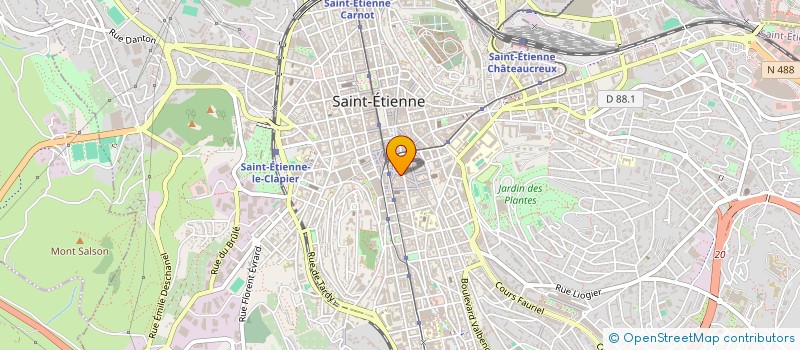 localisation de l'entreprise COTTA  SAINT-ETIENNE