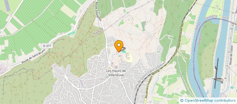 localisation de l'entreprise COTTAGE  VILLENEUVE-LES-AVIGNON