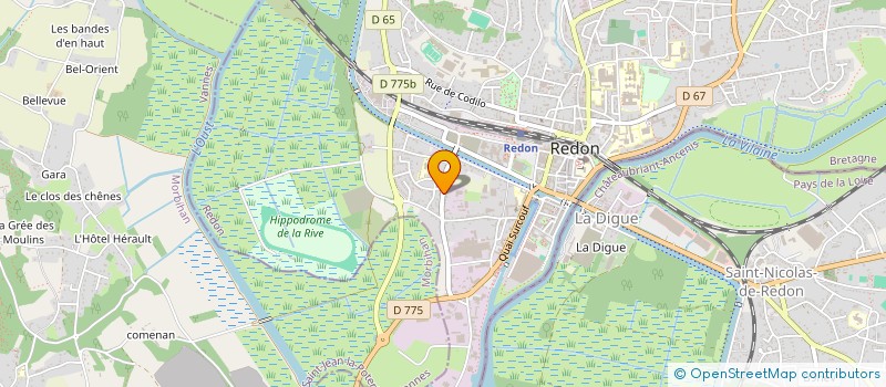 localisation de l'entreprise COTTAGE IMPORT à REDON