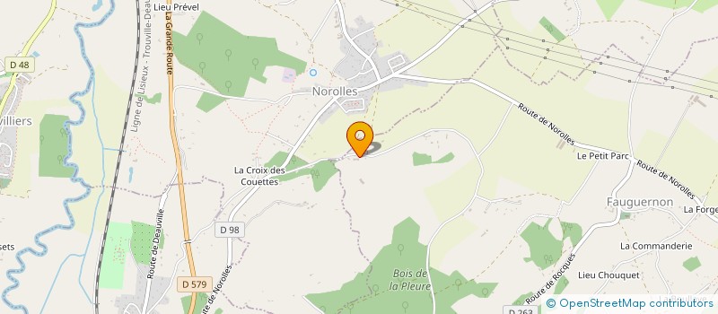 localisation de l'entreprise COTTAGE SERVICES  NOROLLES