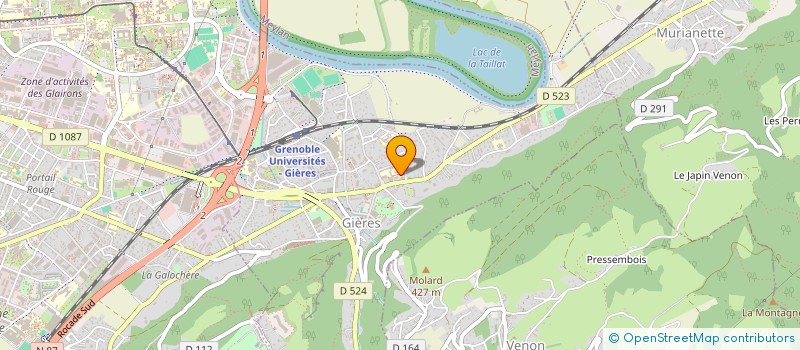 localisation de l'entreprise COTTAGES  GIERES