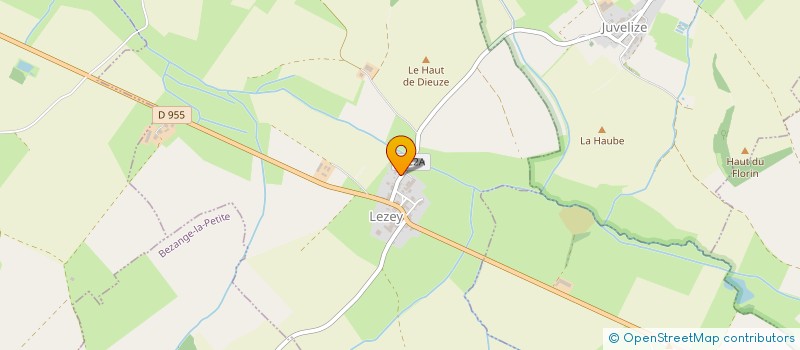 localisation de l'entreprise COTTAGES AUX MERVEILLES  LEZEY