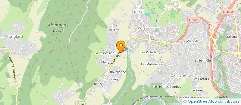 localisation de l'entreprise COTTANELLO  POISY