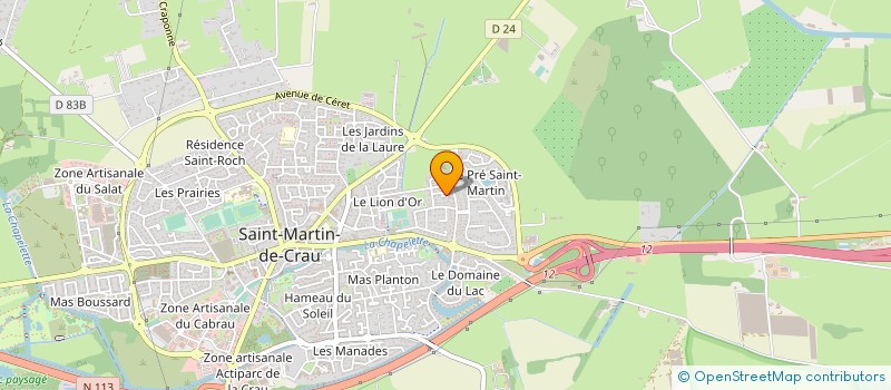localisation de l'entreprise COTTE CONSEILS à SAINT-MARTIN-DE-CRAU