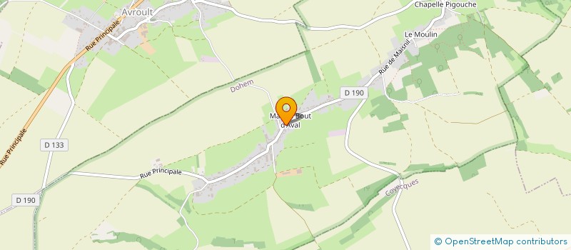 localisation de l'entreprise COTTE ELEC  ACQUIN-WESTBECOURT